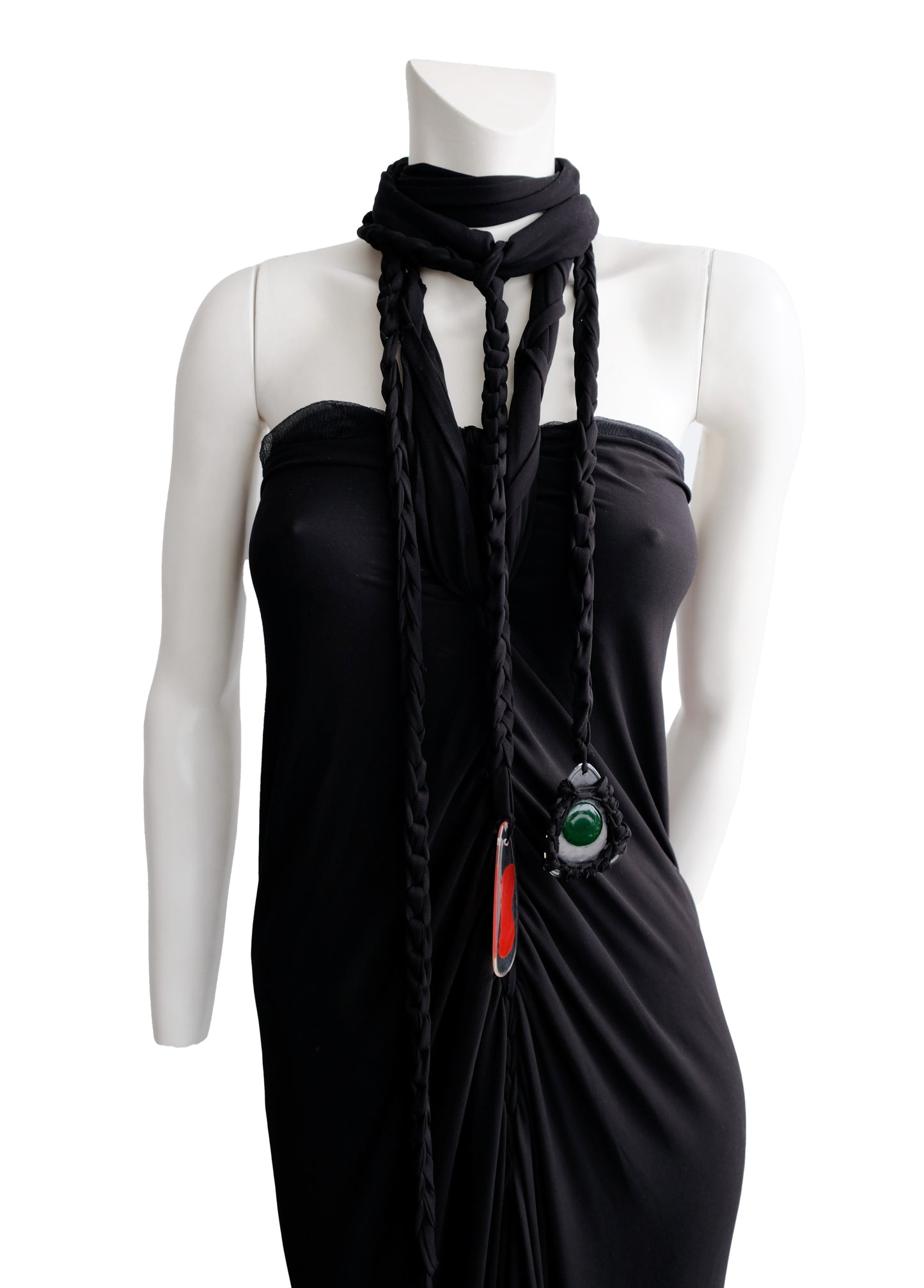 Vintage Jean Paul Gaultier Halter Neck Dress with Adornments, UK8-10