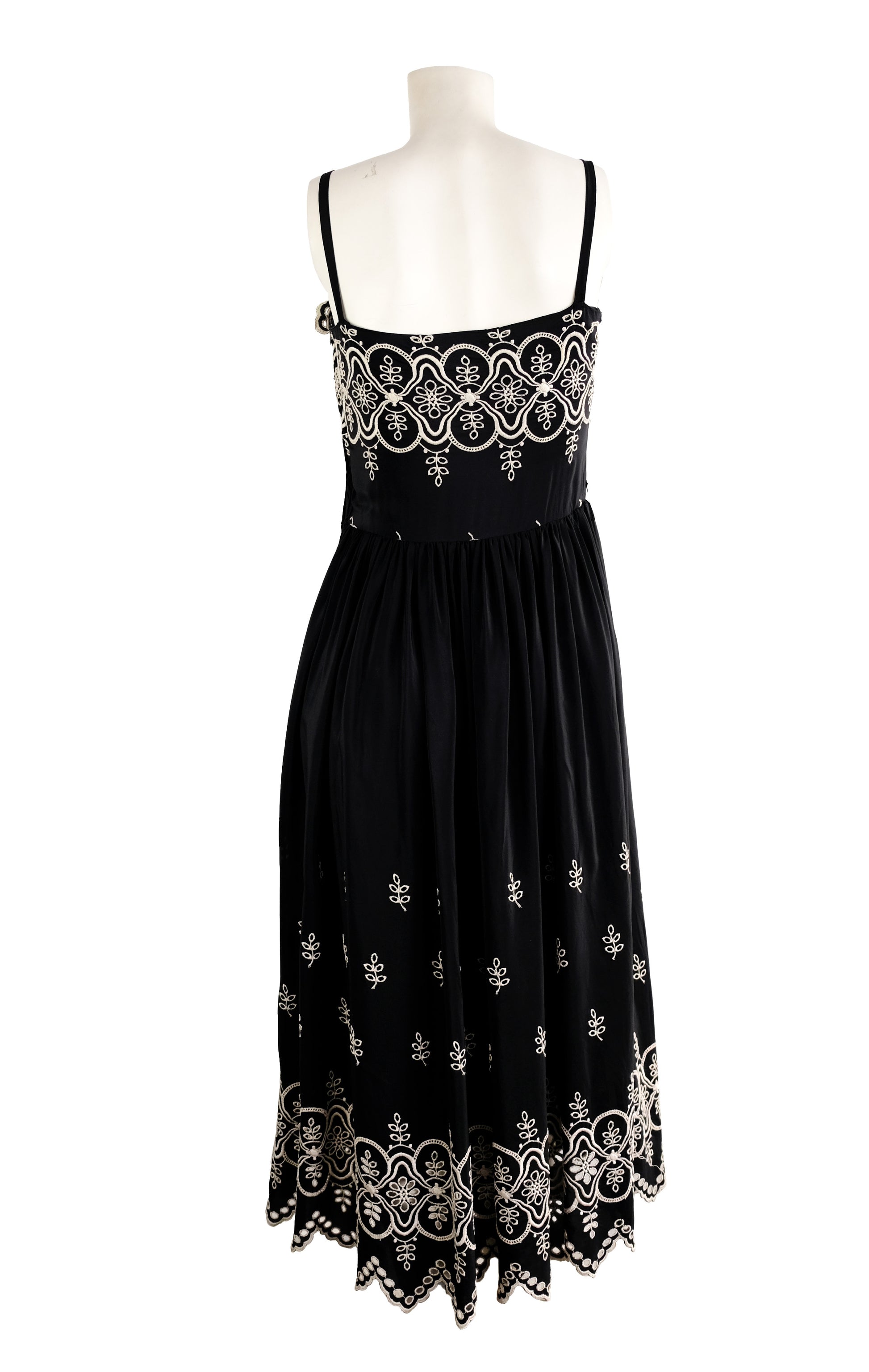 Lanvin Vintage Embroidered Sun Dress, UK8-10