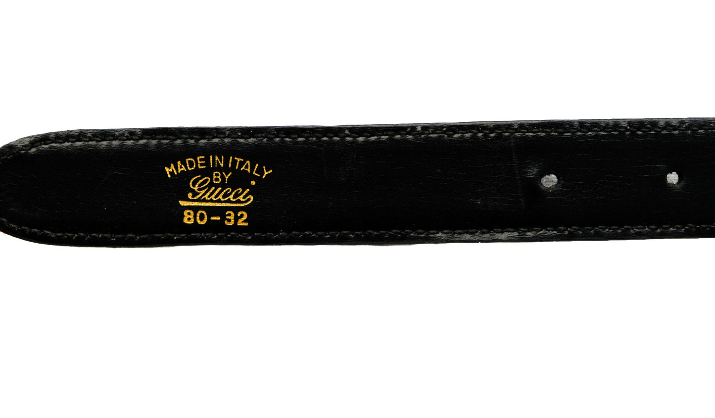 Gucci Vintage Belt with GG Horsebit buckle