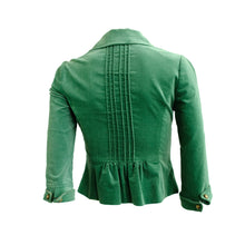 Jocomola de Sybilla Pintuck Jacket in Soft Green Needlecord, UK8