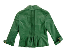 Jocomola de Sybilla Pintuck Jacket in Soft Green Needlecord, UK8