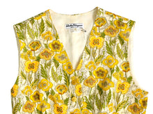 Salvatore Ferragamo Vintage Floral Waistcoat, UK10