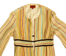 Missoni Vintage Striped Woven Summer Jacket, UK8