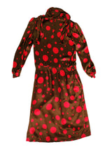 Valentino 1980s Vintage Silk Dress with Spot Print, UK12