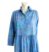 Marimekko Vintage Shirt Dress in Blue Dot Print, UK12-14Marimekko Vintage Shirt Dress in Blue Dot Print Cotton, UK12-14