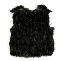Max Mara Sleeveless Top in Green Feathers, UK10