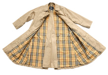 Burberry 1960s Vintage Unbelted Trench Coat, UK10