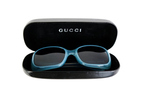 Gucci 1990s Vintage Blue Sunglasses