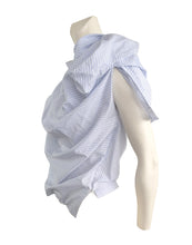 Vivienne Westwood Asymmetric Top in Striped Cotton, M-L