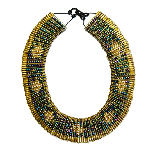 Erickson Beamon Safety Pin Necklace, 1990s