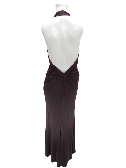 Gucci Halterneck Long Evening Gown, UK10