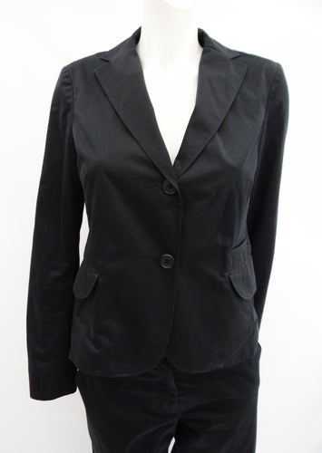 Jil Sander Black Trouser Suit, UK10-12