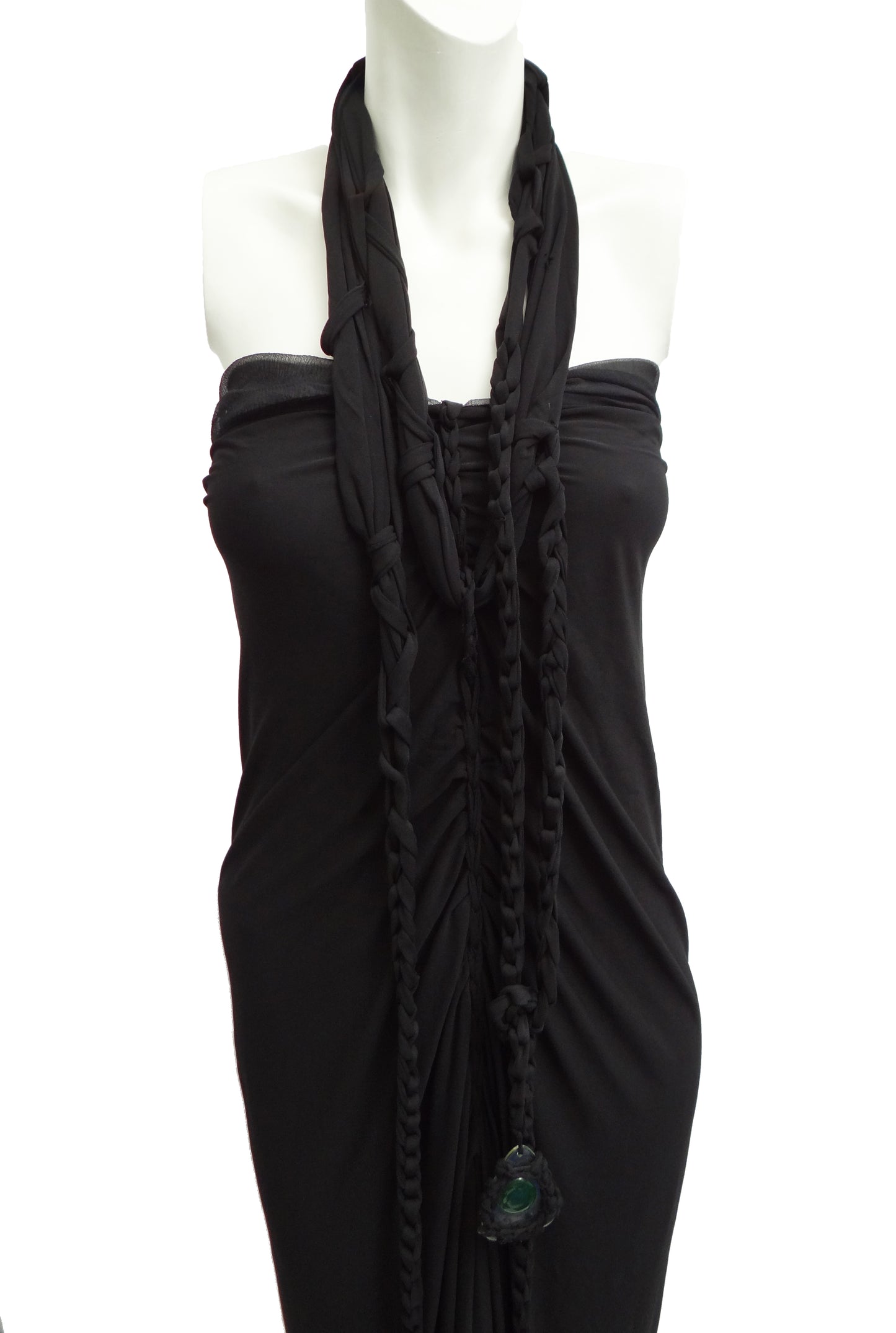 Vintage Jean Paul Gaultier Halter Neck Dress with Adornments, 1990s, UK8-10