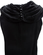 Valentino Black Silk Sleeveless Top UK10