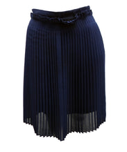 Annemie Verbeke Navy Pleated Skirt, UK8-10