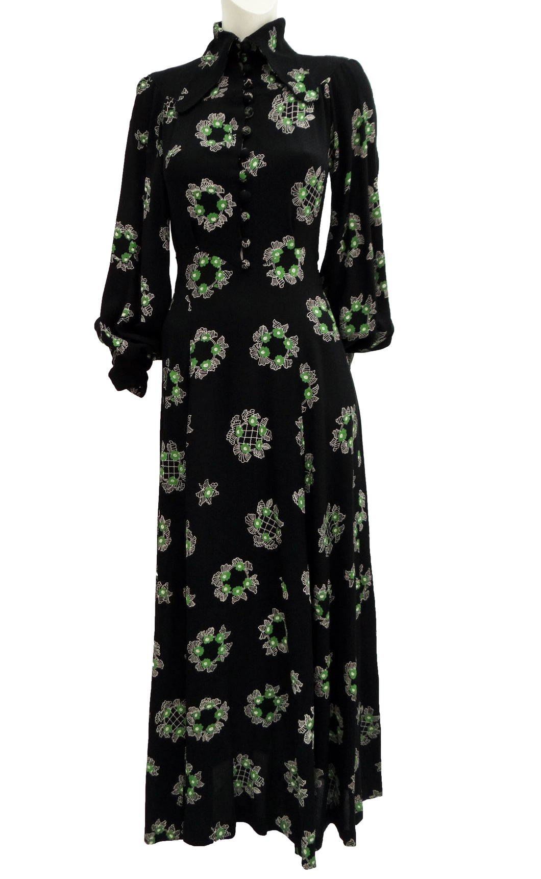 Vintage Ossie Clark for Radley Maxi Dress, 1970s, UK10