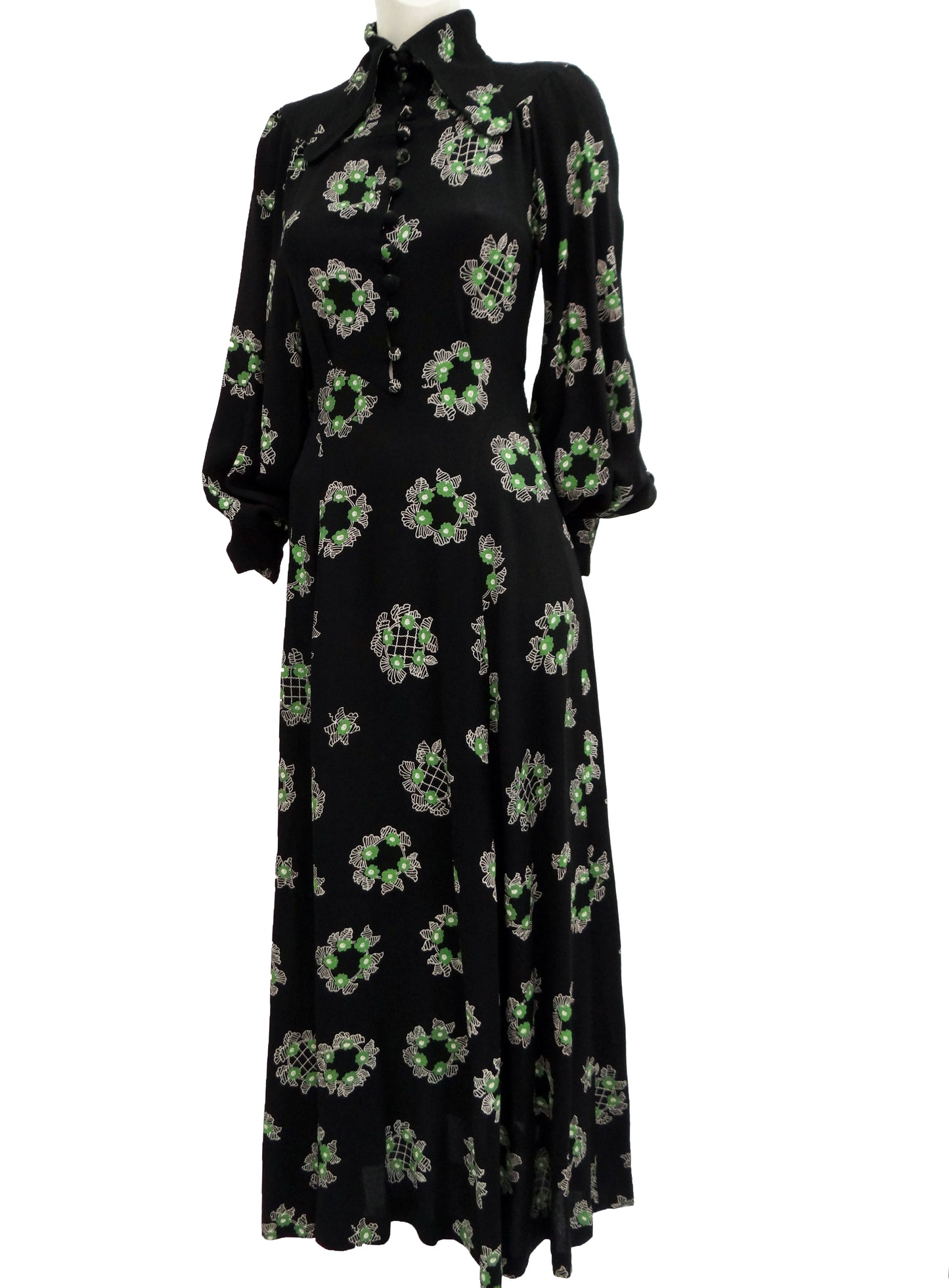 Vintage Ossie Clark for Radley Maxi Dress, 1970s, UK10