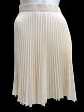 Vintage Mangold Pleated Cream Skirt, 1960s, UK6-8