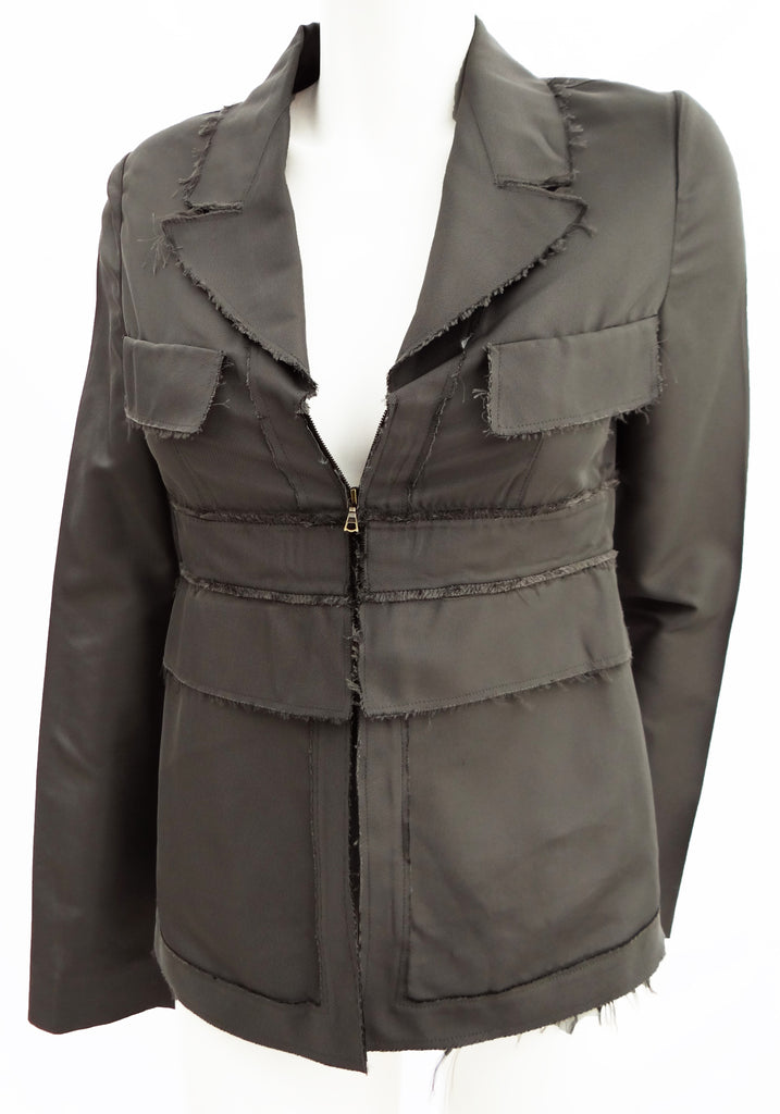 Marni Pewter Deconstructed Jacket, UK8-10 – Menage Modern Vintage