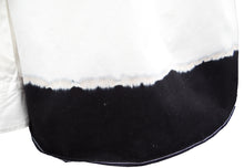 Comme des Garcons Black Label White Shirt with Dip Dyed Hem, UK10
