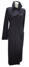 Celine Denim-Look Wool Trench Coat, M-L