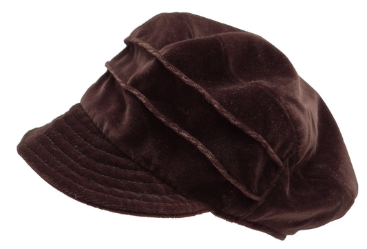 Paul Smith Brown Velvet Urchin Cap L