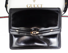 Vintage Gucci Handbag in Black Leather, c.1960s