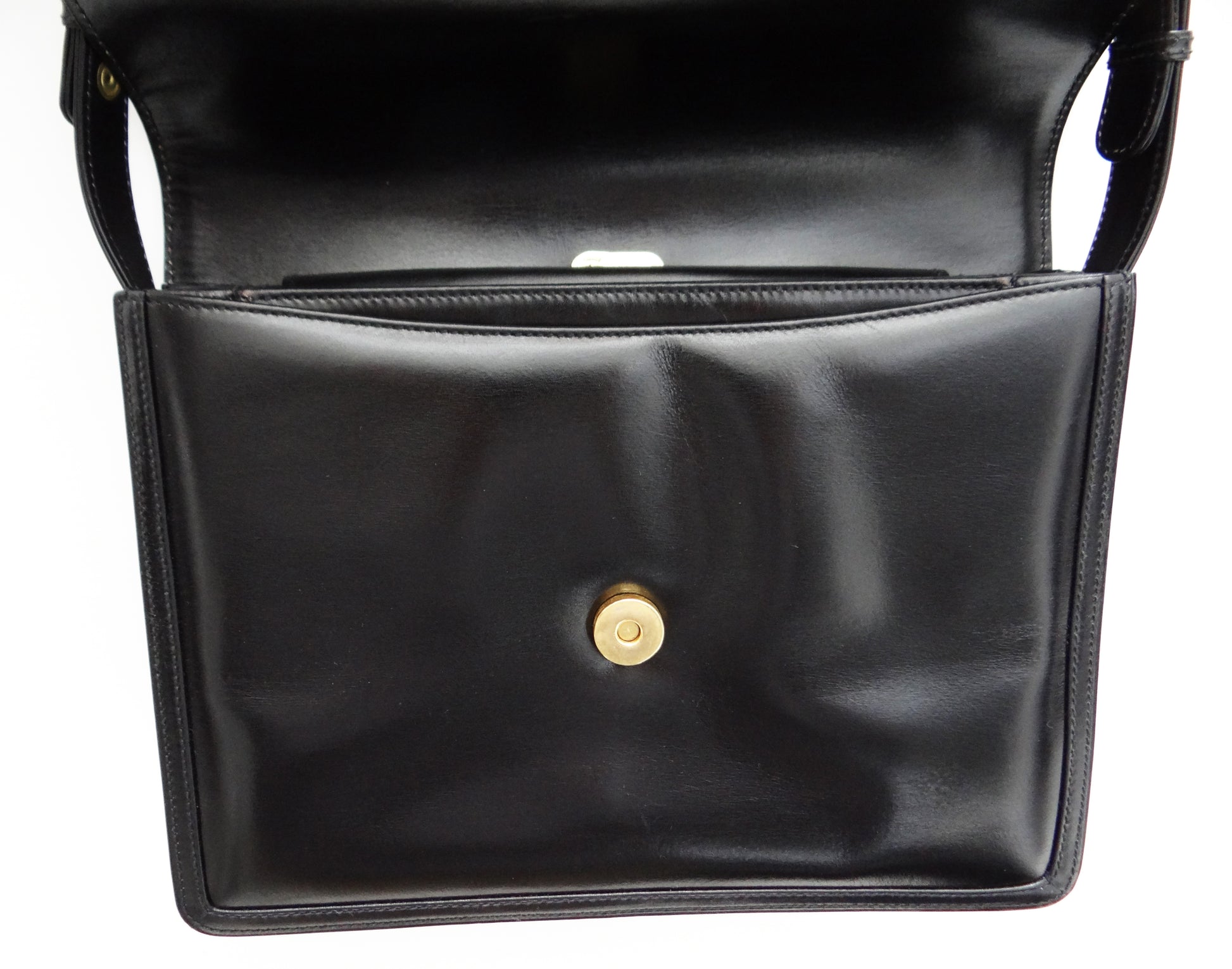 Vintage Gucci Handbag in Black Leather, c.1960s