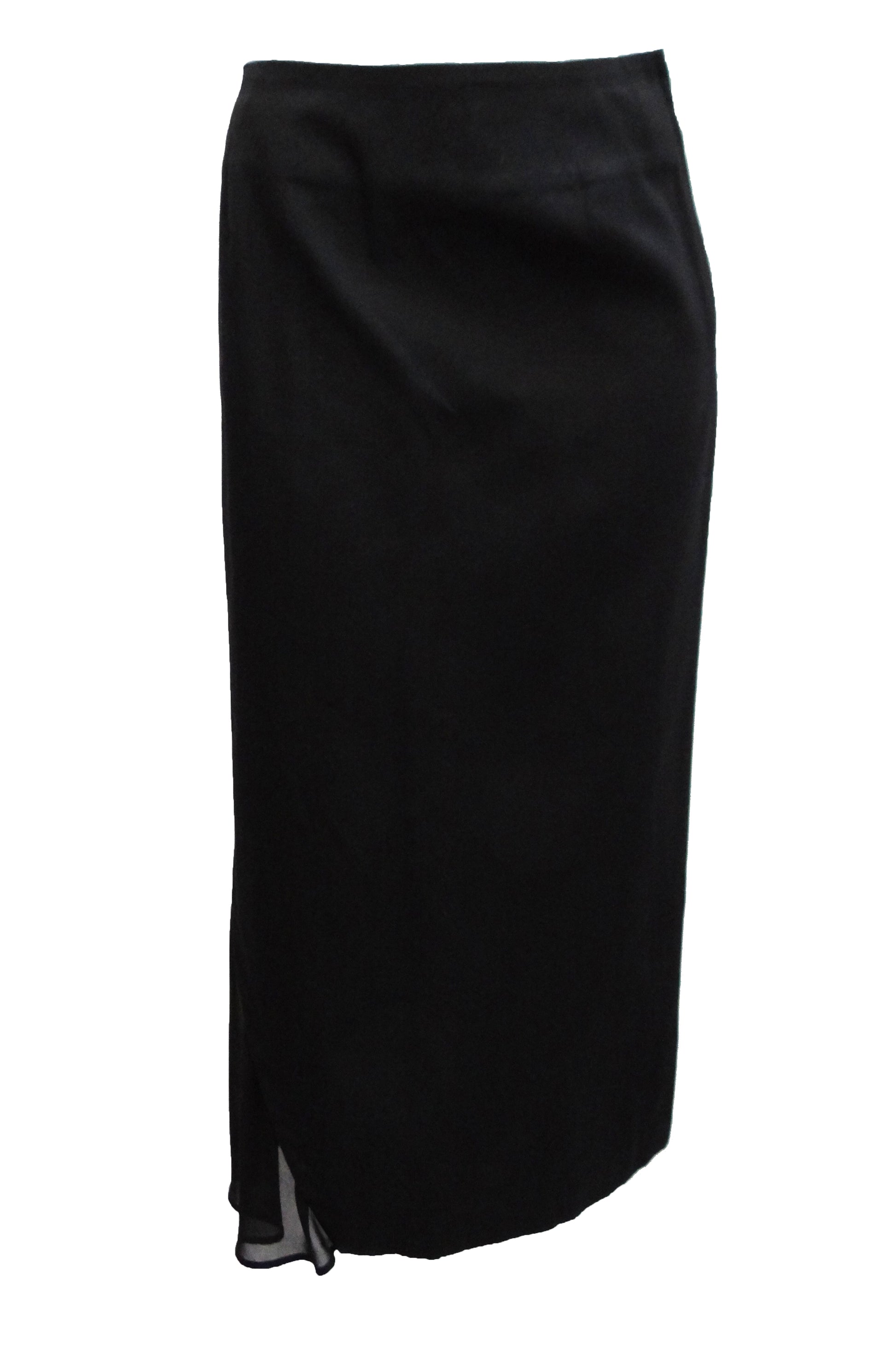 Yohji Yamamoto Y's Skirt with Chiffon Panel, UK10