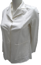 Kosuke Tsumura Deconstructed White Cotton Shirt / Jacket UK10-12