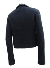 Aquascutum Cropped Wool Jacket with Gathered Pockets, UK8-10