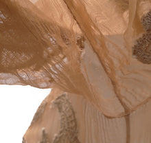 Alberta Ferretti Sheer Flesh Coloured Lace Blouse UK10