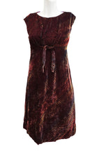 Anna Sui Shimmering Velvet Shift Dress, UK8