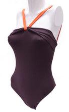 Eres Swimsuit with Orange Straps, Uk10