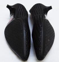 Isaac Mizrahi Black Woven Court Shoes UK 5.5