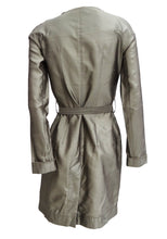 Roland Mouret Metallic Silk Evening Coat, UK10