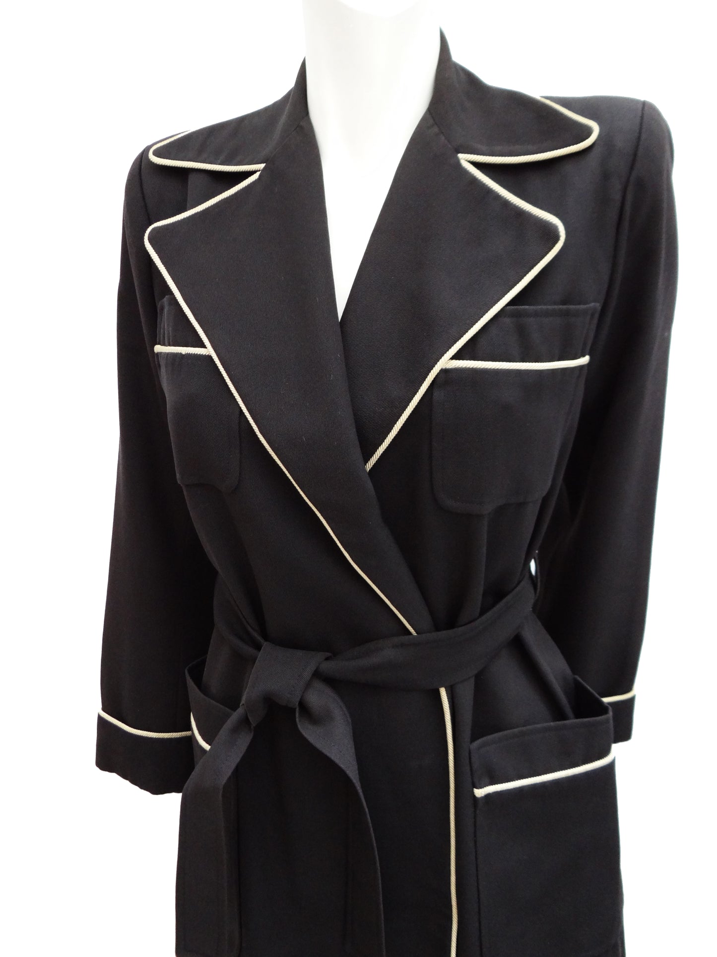 Vintage Yves Saint Laurent Coat Dress, UK10