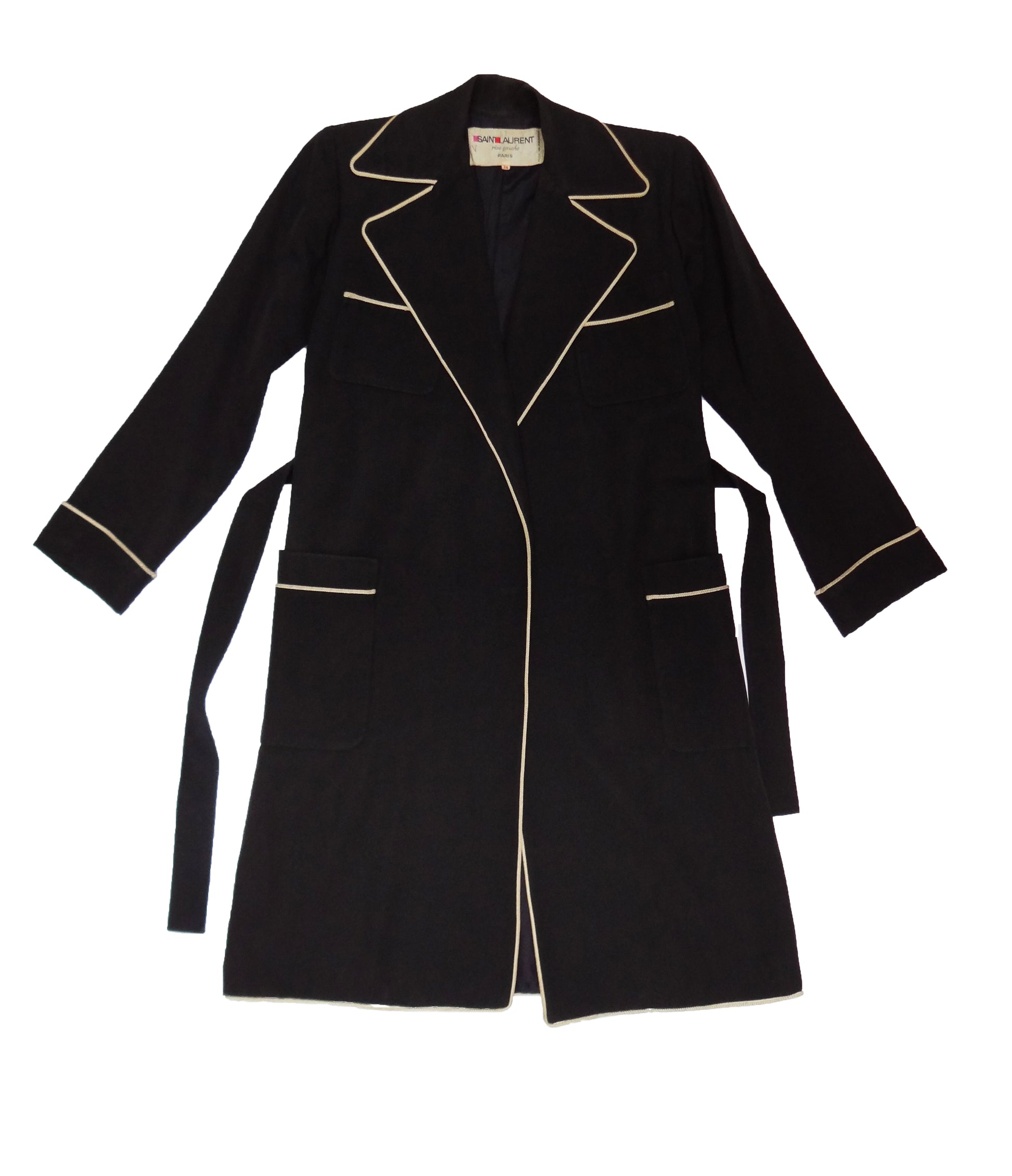 Vintage Yves Saint Laurent Coat Dress, UK10