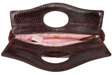 Lelya Brown Snakeskin Purse Handbag