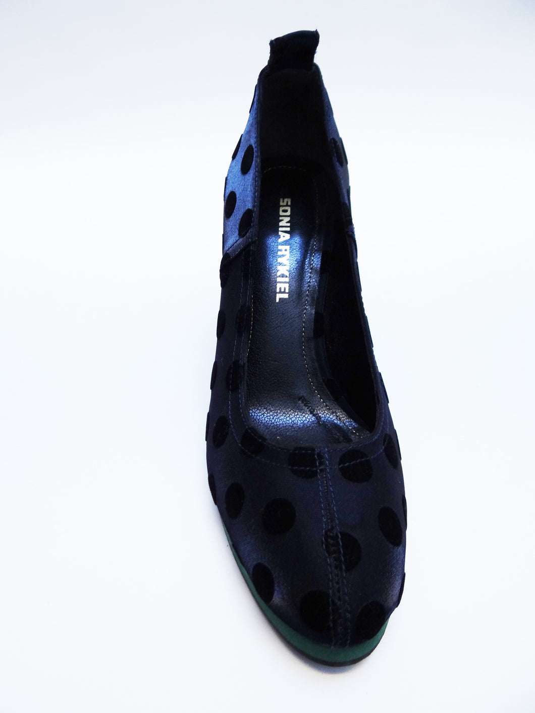 Navy polka hot sale dot pumps