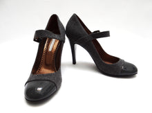 Stella McCartney Grey Felt High Heeled Mary Jane Shoes, UK 6