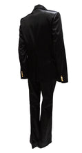 Dolce & Gabbana Trouser Suit in Black Satin, UK12-14