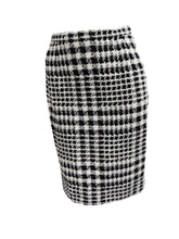 Ungaro Vintage Two Tone Skirt Suit in Houndstooth and Plaid, UK10-12