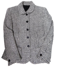 Ungaro Vintage Two Tone Skirt Suit in Houndstooth and Plaid, UK10-12