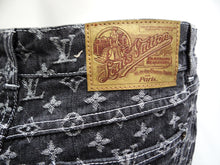 Louis Vuitton Vintage Monogrammed Jeans, UK10
