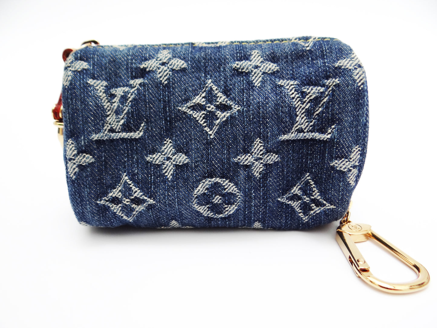 Louis Vuitton Vintage Monogrammed Denim Purse, Small