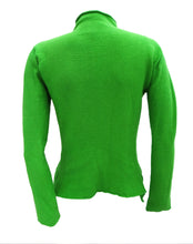 Heart HaaT Buttoned Knit Top in Bright Green, UK10