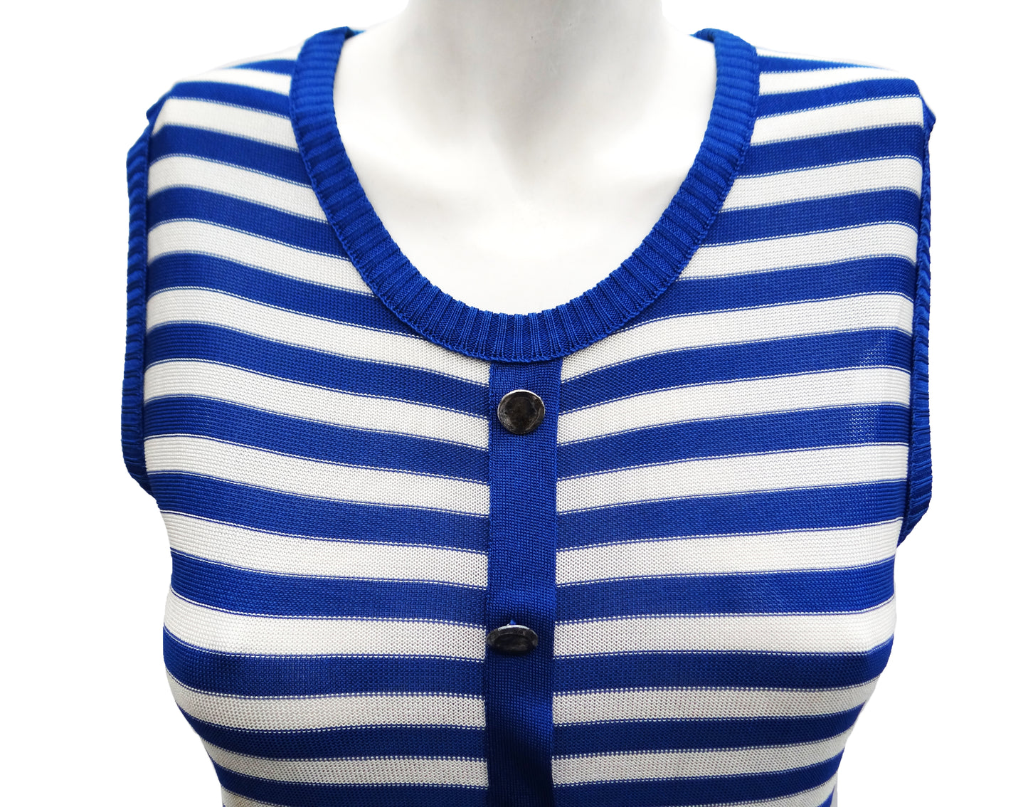 Sonia Rykiel Knitted Dress with Striped Top, UK12