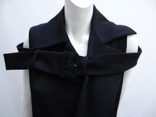 Yohji Yamamoto Tailored Sleeveless Coat with Shoulder Belt, UK10