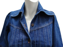 Vintage Denim Short Sleeved Shirt with Belt, c.1970s, UK8-10